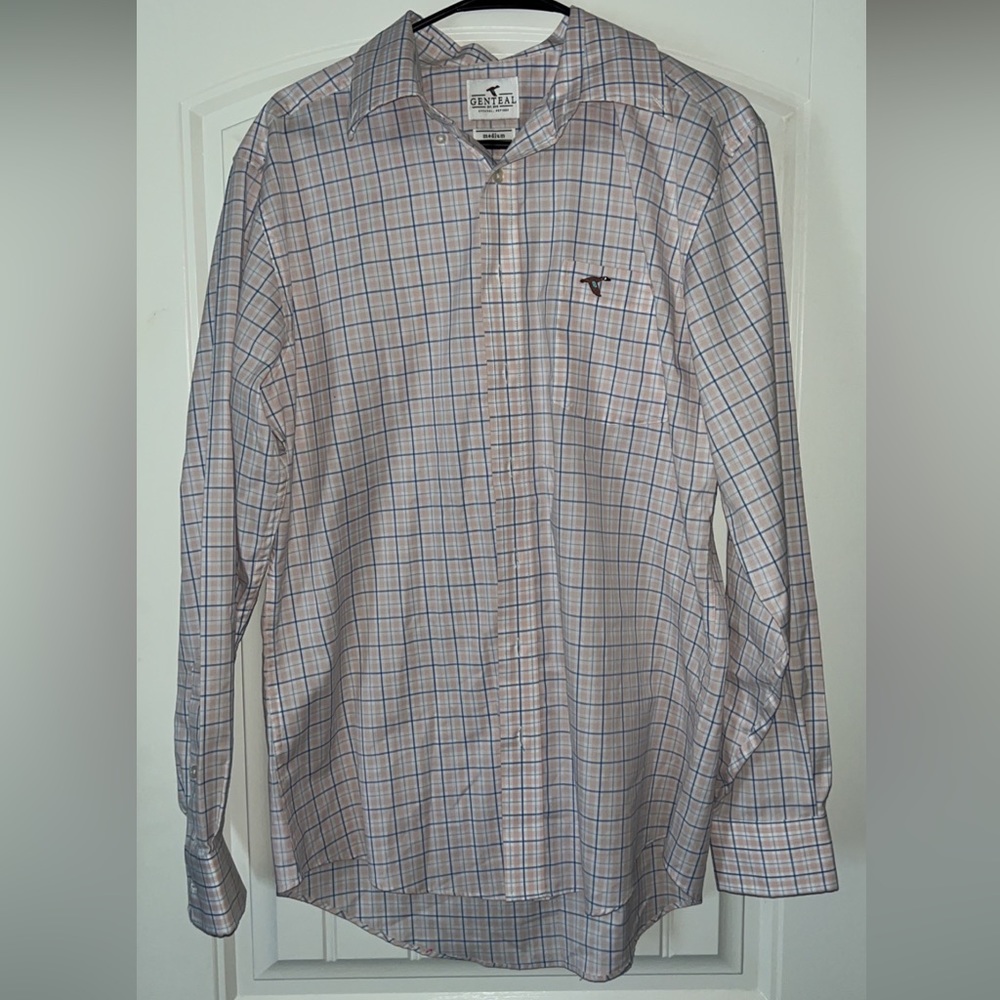 Gunteal Long Sleeve Dress Shirt. Size Medium